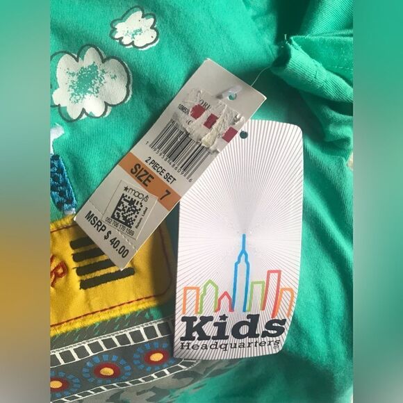 NWT … KIDS HEADQUARTERS “Size: 7” 2 Piece Shorts Set / Outfit - Picture 6 of 6